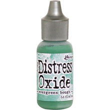 Load image into Gallery viewer, Tim Holtz - Distress Oxides Reinker. Tim Holtz-Ranger Distress Oxides Reinkers. This water-reactive dye and pigment ink fusion creates an oxidized effect when sprayed with water. Use to re-ink Distress Oxide Ink Pads (sold separately). Available at Embellish Away located in Bowmanville Ontario Canada. Evergreen Bough