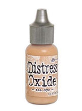 Load image into Gallery viewer, Tim Holtz-Ranger Distress Oxides Reinkers. This water-reactive dye and pigment ink fusion creates an oxidized effect when sprayed with water. Use to re-ink Distress Oxide Ink Pads (sold separately). Available at Embellish Away located in Bowmanville Ontario Canada. Tea Dye