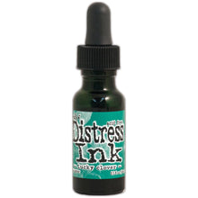 Load image into Gallery viewer, Tim Holtz - Distress Reinker. Create an aged look on papers, fibers, photos and more! This package contains one 0.5oz bottle of distress ink. Acid free. Conforms to ASTM D4236. Comes in a variety of colors. Each sold separately. Available at Embellish Away located in Bowmanville Ontario. Lucky Clover