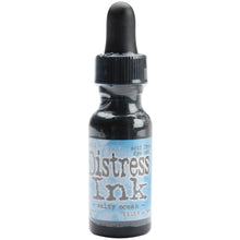 Load image into Gallery viewer, Tim Holtz - Distress Reinker. Create an aged look on papers, fibers, photos and more! This package contains one 0.5oz bottle of distress ink. Acid free. Conforms to ASTM D4236. Comes in a variety of colors. Each sold separately. Available at Embellish Away located in Bowmanville Ontario. Salty Ocean