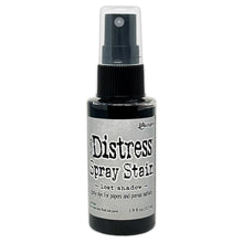 Load image into Gallery viewer, Tim Holtz - Distress Spray - Stain. Spray directly on porous surfaces a quick, easy ink coverage. Mist with water to blend color and get mottled effects. This package contains one 1.9oz. Comes in a variety of colors. Available at Embellish Away located in Bowmanville Ontario Canada. Lost Shadow