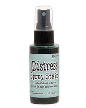 Load image into Gallery viewer, Tim Holtz - Distress Spray - Stain. Spray directly on porous surfaces a quick, easy ink coverage. Mist with water to blend color and get mottled effects. This package contains one 1.9oz. Comes in a variety of colors. Available at Embellish Away located in Bowmanville Ontario Canada. Speckled Egg
