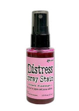 Load image into Gallery viewer, Tim Holtz - Distress Spray - Stain. Spray directly on porous surfaces a quick, easy ink coverage. Mist with water to blend color and get mottled effects. This package contains one 1.9oz. Comes in a variety of colors. Available at Embellish Away located in Bowmanville Ontario Canada. Kitsch Flamingo