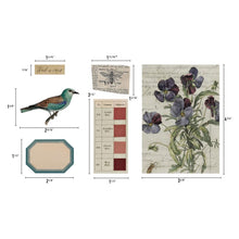 Load image into Gallery viewer, Tim Holtz - Idea-Ology - Transparent Things 2. Unleash your creativity with unique vintage transparent layers! Perfect for mixed media art projects, these layers offer a wide variety of designs, including birds, nature, and color swatches. Available at Embellish Away located in Bowmanville Ontario Canada.
