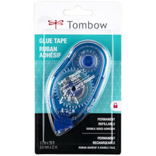 Load image into Gallery viewer, TOMBOW-The Craft Collection Permanent Adhesive. This quick and permanent glue is perfect for scrapbooking, greeting cards, and any paper craft project. Features: Bonds instantly to paper, cardstock and more cleanly and wrinkle-free, easy refill, Archival quality, acid free, photo safe, and non-toxic. Plastic applicator measures: 1-3/4x 3-3/4x3/4 inch, Tape: 1/3x472 inches. Imported. Available at Embellish Away located in Bowmanville Ontario Canada.