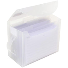 Charger l'image dans la galerie, Totally-Tiffany - Fab File - 4"X6" - Small. The go-to solution to organize photos, card blanks, completed cards, embossing folders and more. Six reusable, tabbed file folders are included in the 4x6 Fab File, along with six Notecard inserts and six labels. Each file folder holds approximately 40 photos, 240 total. Package contains one Totally Tiffany Fab File 4x6x3.25 with 6 reusable file folders. Imported. Available at Embellish Away located in Bowmanville Ontario Canada.