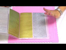 Cargar y reproducir el video en el visor de la galería, Couture Creations - Sticker Folder. Are you a fan of sticker sets? Then this sticker folder from Couture Creations is for you, with 48 convenient compartments you can store up to 96 standard sticker sheets! Fits stickers 4"x9" from Starform, Ecstasy Crafts and Peel Off's. Available at Embellish Away located in Bowmanville Ontario Canada. Video on the use of this amazing storage solution for Stickers.
