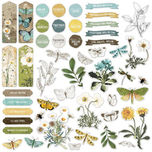 Cargar imagen en el visor de la galería, 49 And Market - Chipboard Set - Krafty Garden. The Krafty Garden Chipboard Set is a pack of non-adhesive backed chipboard elements that can be used to enhance any project. Available at Embellish Away located in Bowmanville Ontario Canada.
