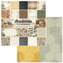 將圖片載入圖庫檢視器 49 And Market - Collection Pack 12&quot;X12&quot; - Academia. The 12x12 Collection pack consists of 10 sheets of double-sided heavy weight cardstock, 1 of each pattern plus an exclusive pattern on the inside of cover sheet. Available at Embellish Away located in Bowmanville Ontario Canada.
