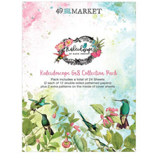 Load image into Gallery viewer, 49 And Market - Collection Pack 6&quot;X8&quot; - Kaleidoscope. The smaller formatted prints in this 6x8 inch pack are perfect for all the smaller projects and mini album projects. Available at Embellish Away located in Bowmanville Ontario Canada.
