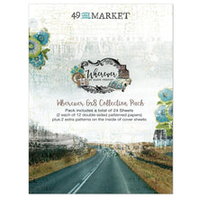 Load image into Gallery viewer, 49 And Market - Collection Pack 6&quot;X8&quot; - Wherever. The smaller formatted prints in this 6x8 inch pack are perfect for all the smaller projects and mini album projects. Available at Embellish Away located in Bowmanville Ontario Canada.
