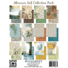 Charger l&#39;image dans la galerie, 49 And Market - Collection Pack 6&quot;X8&quot; - Wherever. The smaller formatted prints in this 6x8 inch pack are perfect for all the smaller projects and mini album projects. Available at Embellish Away located in Bowmanville Ontario Canada.
