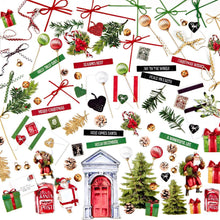 Load image into Gallery viewer, 49 And Market - Laser Cut Outs - Elements - Christmas Spectacular 2023. The Christmas Spectacular General Laser Cut Elements pack from the includes a total of 97 pieces. Elements include Santa&#39;s, trees, ornaments, bells, bows and so much more! Available at Embellish Away located in Bowmanville Ontario Canada.
