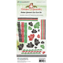 Load image into Gallery viewer, 49 And Market - Laser Cut Outs - Lace -Christmas Spectacular 2023. This pack includes a total of 27 pieces. These printed and cut lace strips and pieces are an ideal additional to any project without the bulk. Available at Embellish Away located in Bowmanville Ontario Canada.
