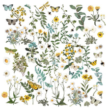Cargar imagen en el visor de la galería, 49 And Market - Laser Cut Outs - Wildflower - Krafty Garden. Pack includes 72 pieces of precision cut elements. With a nice large scale of botanicals, butterflies, vines and more, these intricate pieces are the perfect addition to elevate your projects. Available at Embellish Away located in Bowmanville Ontario Canada.
