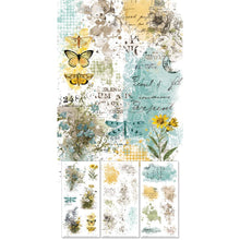 Load image into Gallery viewer, 49 And Market - Rub-On - Blendable - Krafty Garden. Elements from the Blendable rub-on transfer pack incorporate an artistic mix of watercolor, typography and elements to be used to create a dramatic pop of interest on any of your crafting projects. Available at Embellish Away located in Bowmanville Ontario Canada.

