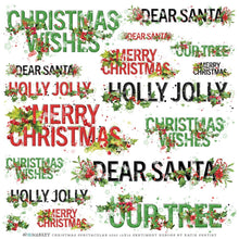 Load image into Gallery viewer, 49 And Market - Rub-Ons 12&quot;X12&quot; - Christmas Spectacular 2023 - Sentiments. One 12&quot;x12&quot; sheet of rub-on transfers. A variety of various sentiments in black and white. They can be applied to a variety of clean surfaces for a unique and beautiful effect. Available at Embellish Away located in Bowmanville Ontario Canada.
