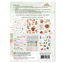 Load image into Gallery viewer, 49 And Market - Rub-Ons 6&quot;X8&quot; - 6/Sheets - Classic - Christmas Spectacular 2023. 6 sheets of rub-on transfers. Sheets measures 6&quot;x8&quot; and are loaded with various foliage and leaves. Apply to a variety of clean surfaces for a unique and beautiful effect. Available at Embellish Away located in Bowmanville Ontario Canada.
