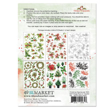 Charger l&#39;image dans la galerie, 49 And Market - Rub-Ons 6&quot;X8&quot; - 6/Sheets - Foliage - Christmas Spectacular 2023. 6 sheets of rub-on transfers. Sheets measures 6&quot;x8&quot; and are loaded with various foliage and leaves. Apply to a variety of clean surfaces for a unique and beautiful effect. Available at Embellish Away located in Bowmanville Ontario Canada.
