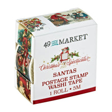 Load image into Gallery viewer, 49 And Market - Washi Tape Roll - Postage Washi Santa
