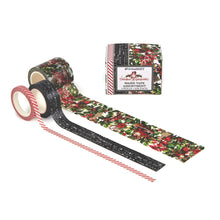 Load image into Gallery viewer, 49 And Market - Washi Tape Set - 3/Pkg - Christmas Spectacular 2023. 3 rolls of decorative washi tape (widths included are 1.75&quot;, 1/2&quot; and 1/4&quot;). Each roll measures 10 meters long. Imported. Available at Embellish Away located in Bowmanville Ontario Canada.
