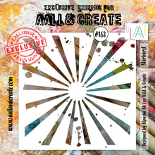 Cargar imagen en el visor de la galería, AALL &amp; Create - Stencil - 163 - Starburst. Size: 15.4x15.4 | 6&quot;x6&quot;. Available at Embellish Away located in Bowmanville Ontario Canada.
