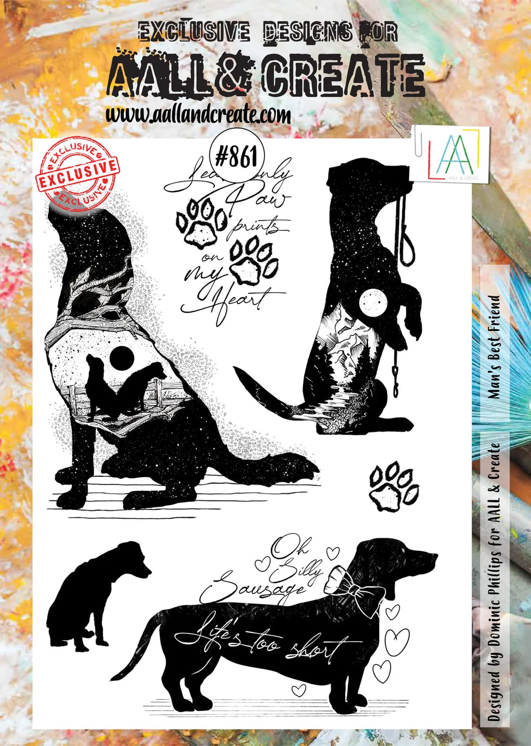 AALL & Create Stamp Set - 861 - Man's Best Friend