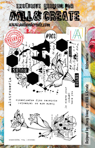 AALL & Create Stamp Set 903 - Alstromeria. Size: 14.6x20 cm | 5.8