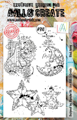 AALL and Create Stamp Set - 909 - Garden Notes. Size: Size: 14.6x20 cm | 5.8