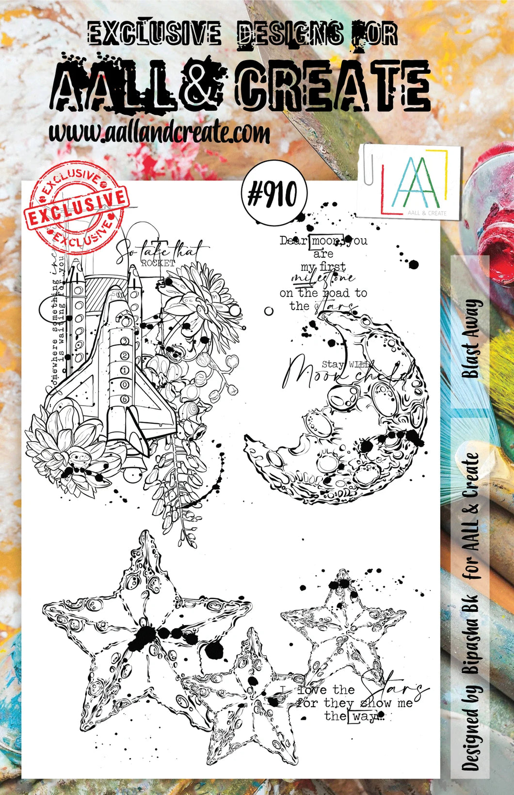 AALL and Create Stamp Set - 909 - Garden Notes. Size: Size: 14.6x20 cm | 5.8
