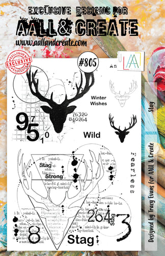 AALL and Create Stamp Set - 805 - Stag. Size: 14.6x20 cm | 5.8