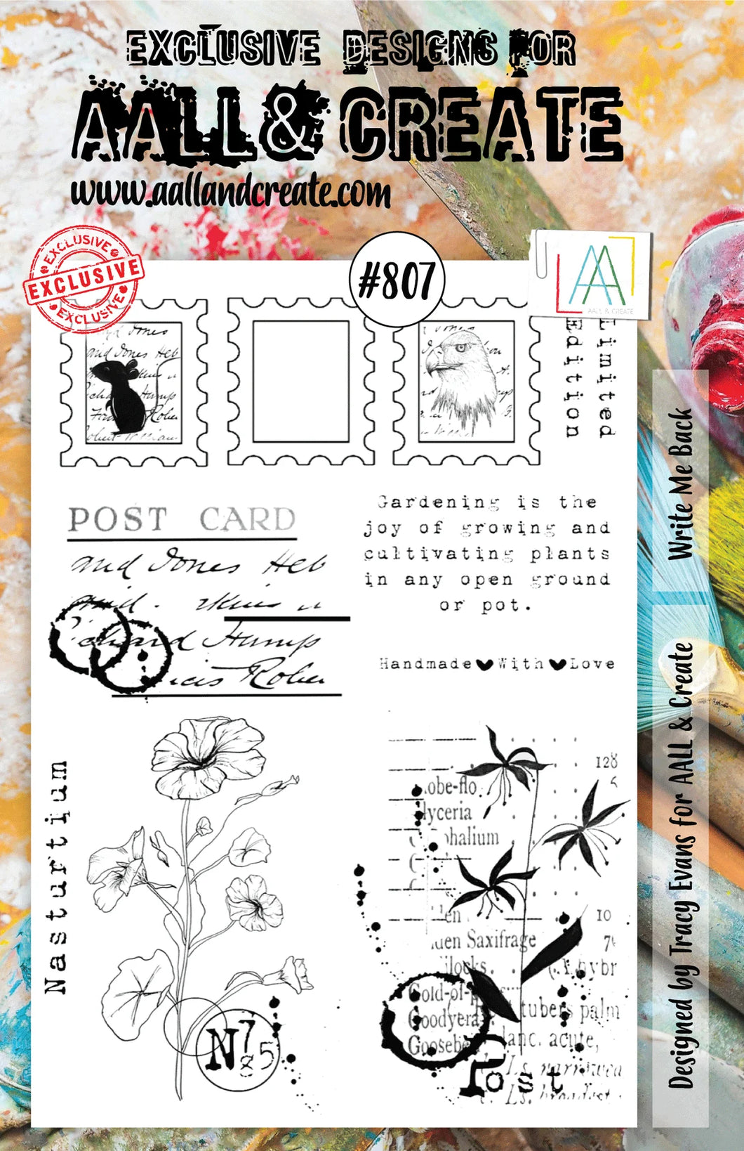 AALL and Create Stamp Set - 807 - Write Me Back. Size: 14.6x20 cm | 5.8