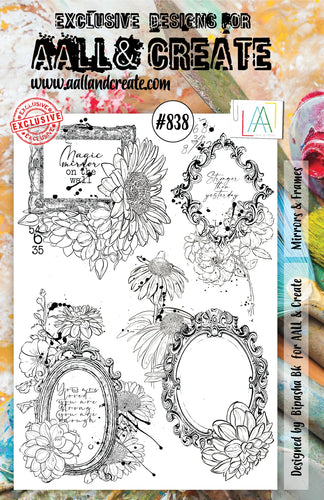 AALL and Create Stamp Set - 838- Mirrors & Frames. Size: 14.6x20 cm | 5.8