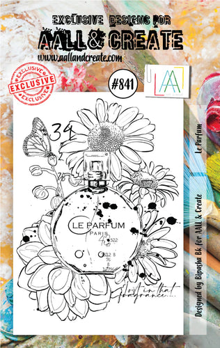 AALL and Create Stamp Set - 841 - Le Perfum. Size: 7.3x10.25 cm | 2.9