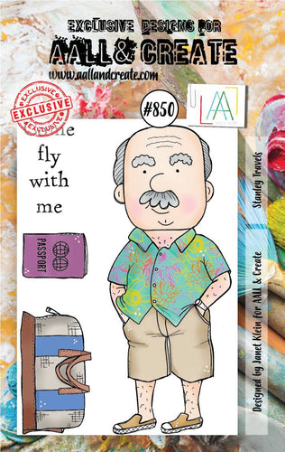 AALL and Create Stamp Set - 850 - Stanley Travels Size: 7.3x10.25 cm | 2.9