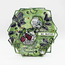 Charger l&#39;image dans la galerie, AALL and Create Stencil - 108 - Hugely Hexagonal. Designed by Autor de Mwa. Size: 8.3&quot;x11.7&quot;. Available at Embellish Away located in Bowmanville Ontario Canada. Example by brand ambassador.
