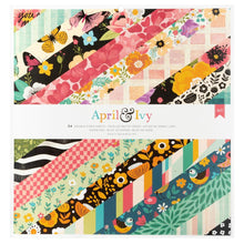 Load image into Gallery viewer, American Crafts - Single-Sided Paper Pad 12&quot;X12&quot; - 24/Pkg - April &amp; Ivy. Introducing April and Ivy by American Crafts- a paper collection that effortlessly combines vintage allure, eclectic flair, and vibrant energy. Available at Embellish Away located in Bowmanville Ontario Canada.
