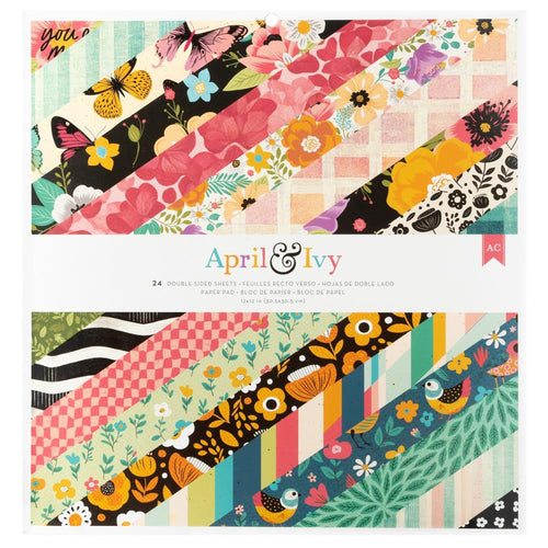 American Crafts - Single-Sided Paper Pad 12