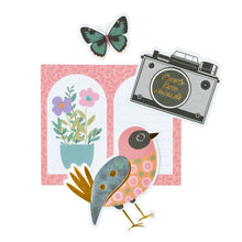 Load image into Gallery viewer, American Crafts - Ephemera Die-Cuts 66/Pkg - Icons, Gold Foil - April And Ivy. Introducing April and Ivy by American Crafts- a paper collection that effortlessly combines vintage allure, eclectic flair, and vibrant energy. Available at Embellish Away located in Bowmanville Ontario Canada.

