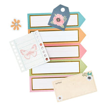 Cargar imagen en el visor de la galería, American Crafts -  Ephemera Die-Cuts 66/Pkg - Journaling, Gold Foil - April And Ivy. Introducing April and Ivy by American Crafts- a paper collection that effortlessly combines vintage allure, eclectic flair, and vibrant energy. Available at Embellish Away located in Bowmanville Ontario Canada.
