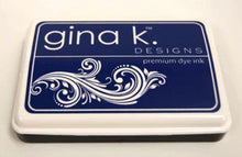 Load image into Gallery viewer, Gina K. Designs - Ink Pad - Select Drop Down. These Ink Pads are Acid Free and PH-Neutral. Large raised pad for easy inking. Coordinates with other Color Companions products including ribbon, buttons, card stock and re-inkers. Each sold separately. Available at Embellish Away located in Bowmanville Ontario Canada. Blue Denim
