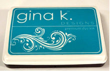 Load image into Gallery viewer, Gina K. Designs - Ink Pad - Select Drop Down. These Ink Pads are Acid Free and PH-Neutral. Large raised pad for easy inking. Coordinates with other Color Companions products including ribbon, buttons, card stock and re-inkers. Each sold separately. Available at Embellish Away located in Bowmanville Ontario Canada. Blue Lagoon
