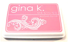 Cargar imagen en el visor de la galería, Gina K. Designs - Ink Pad - Select Drop Down. These Ink Pads are Acid Free and PH-Neutral. Large raised pad for easy inking. Coordinates with other Color Companions products including ribbon, buttons, card stock and re-inkers. Each sold separately. Available at Embellish Away located in Bowmanville Ontario Canada. Bubblegum Pink
