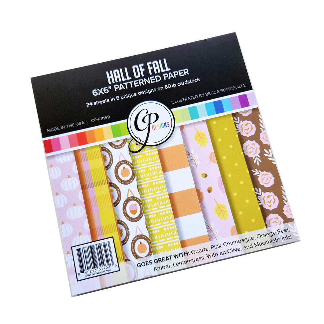 Catherine Pooler - 6x6 Patterned Paper - Hall of Fall. Available at Embellish Away located in Bowmanville Ontario Canada.