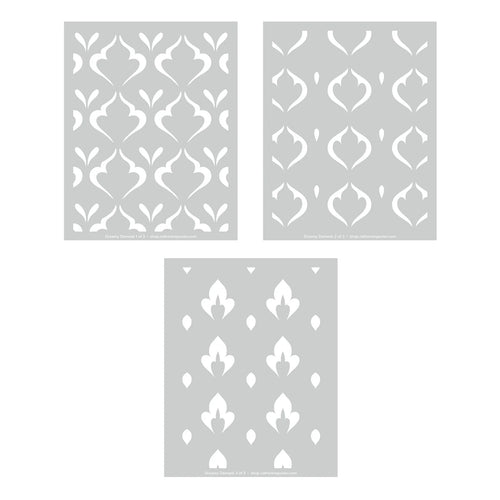 Catherine Pooler - Layered Stencil - Dreamy Damask. Available at Embellish Away located in Bowmanville Ontario Canada.