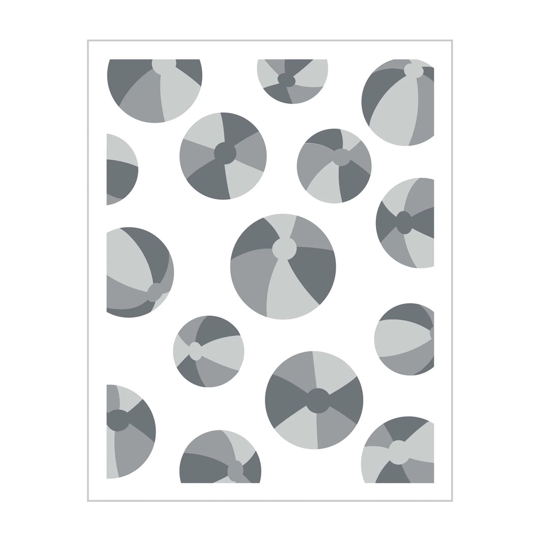 Catherine Pooler - Layered Stencil - Having a Ball. Available at Embellish Away located in Bowmanville Ontario Canada.