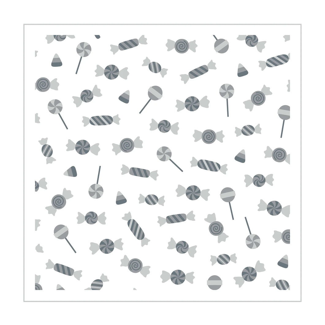 Catherine Pooler - Layered Stencil - I want Candy. Available at Embellish Away located in Bowmanville Ontario Canada.