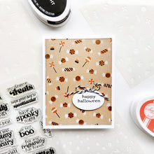 Cargar imagen en el visor de la galería, Catherine Pooler - Layered Stencil - I want Candy. Available at Embellish Away located in Bowmanville Ontario Canada. Example by Kristie at Catherine Pooler Designs.
