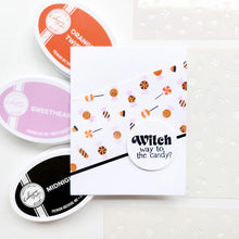 Cargar imagen en el visor de la galería, Catherine Pooler - Layered Stencil - I want Candy. Available at Embellish Away located in Bowmanville Ontario Canada. Example by Kristie at Catherine Pooler Designs.
