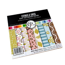 Cargar imagen en el visor de la galería, Catherine Pooler - Patterned Paper - Citrus &amp; Sass. Get ready for bold and retro inspired patterns and prints in the Citrus &amp; Sass Patterned Paper Pack! Available at Embellish Away located in Bowmanville Ontario Canada.
